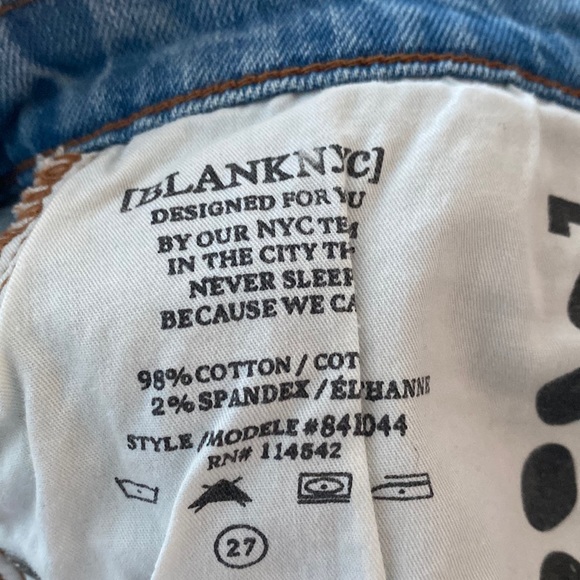 BLANKNYC Wedge denim Jean Shorts 27 - Picture 7 of 7